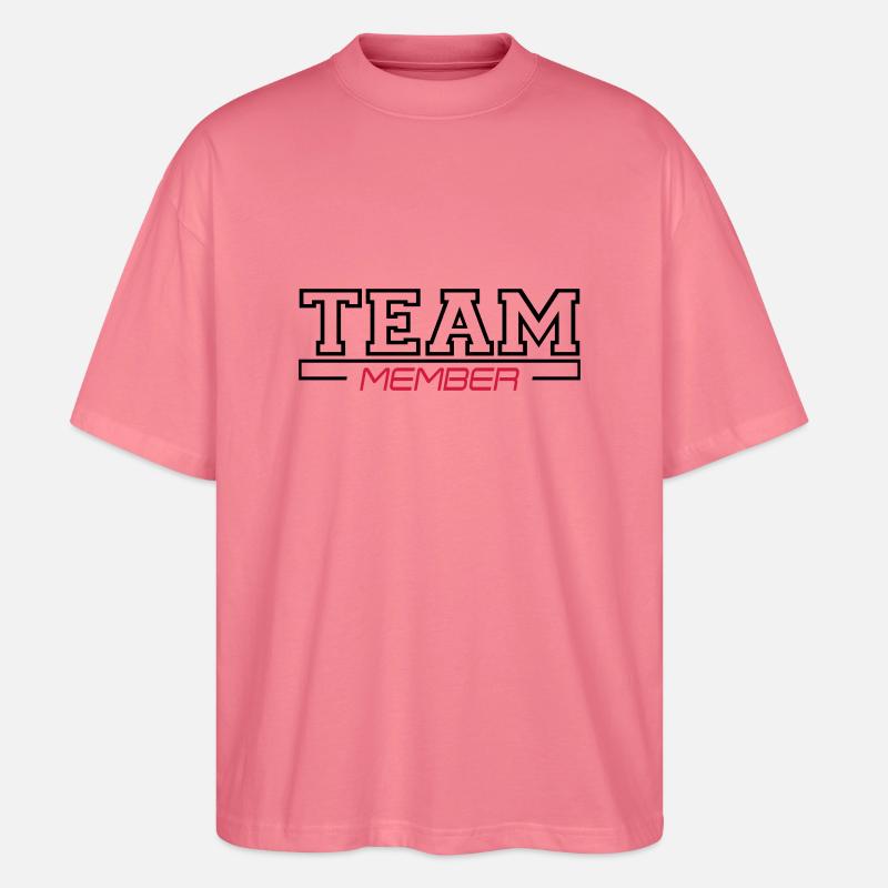 team member - Stanley/Stella Oversized Unisex Bio T-Shirt Blaster 2.0 - Pink 