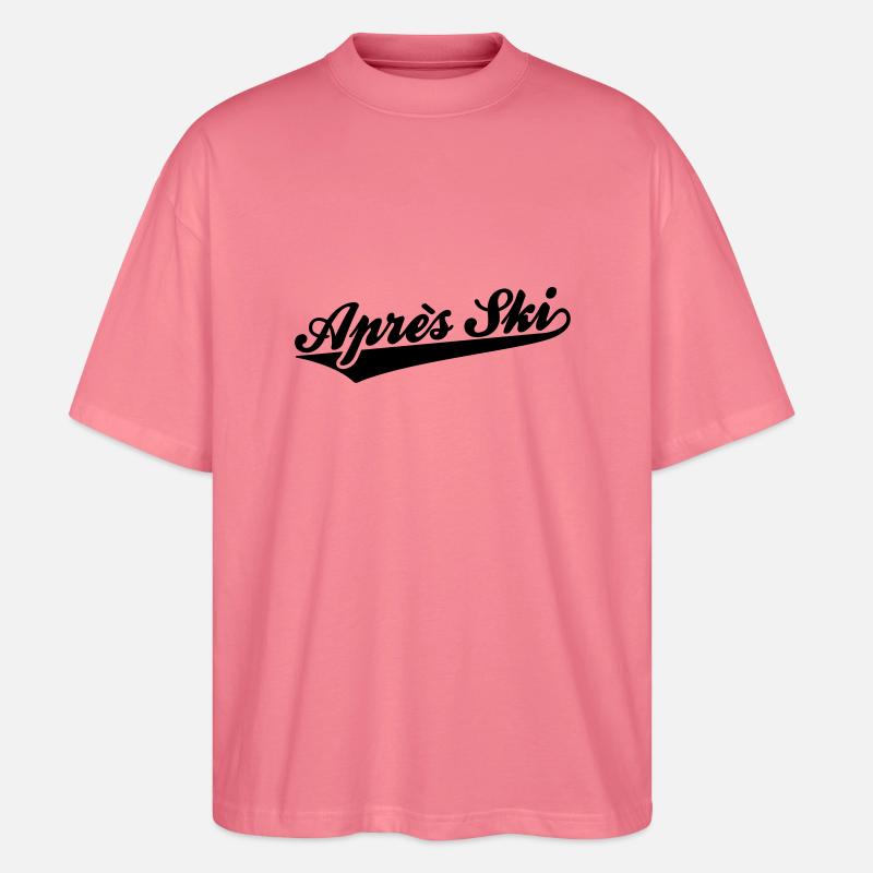 Après Ski - Stanley/Stella Uniseks oversized bio T-shirt Blaster 2.0 - roze 