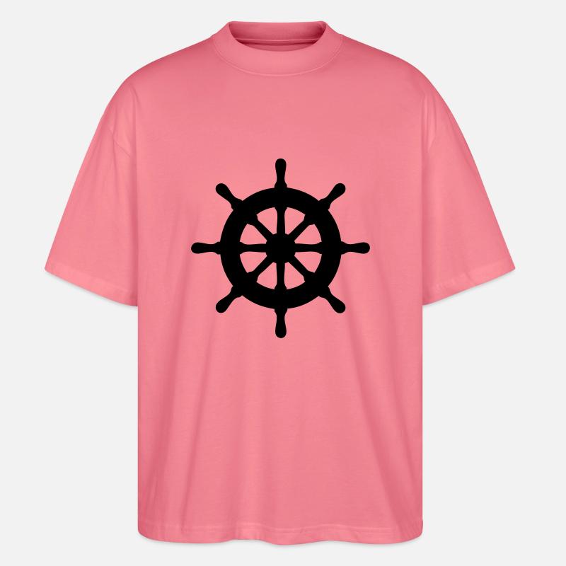 Schiff Lenkrad 01 - Stanley/Stella Oversized Unisex Bio T-Shirt Blaster 2.0 - Pink 