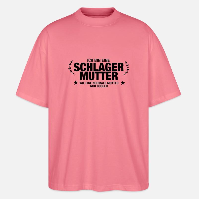 Schlager Mutter - Stanley/Stella Oversized Unisex Bio T-Shirt Blaster 2.0 - Pink 