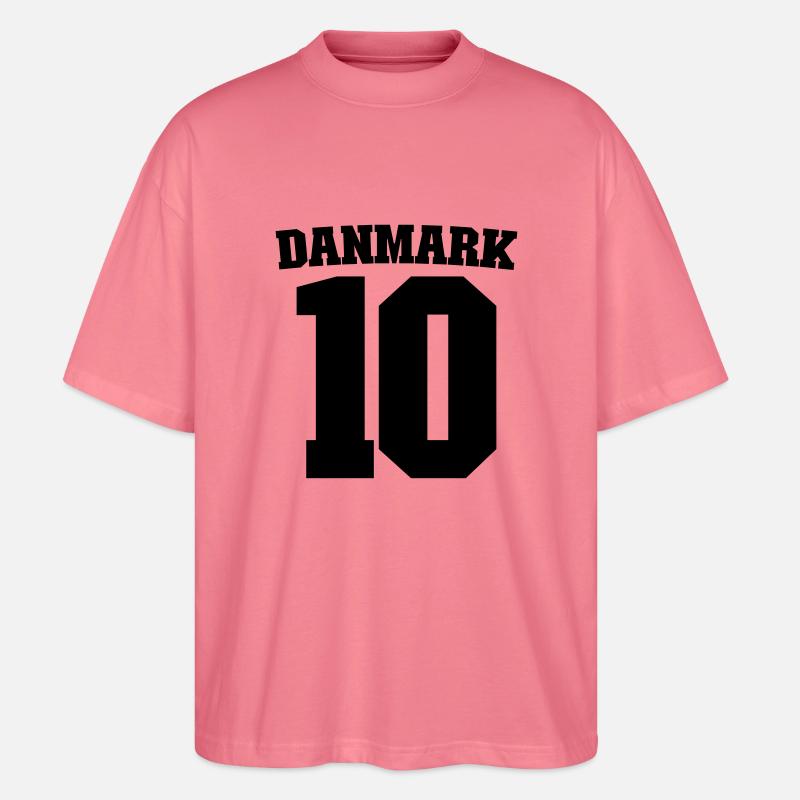 Dänemark 10 Danmark 10 - Stanley/Stella Oversized Unisex Bio T-Shirt Blaster 2.0 - Pink 