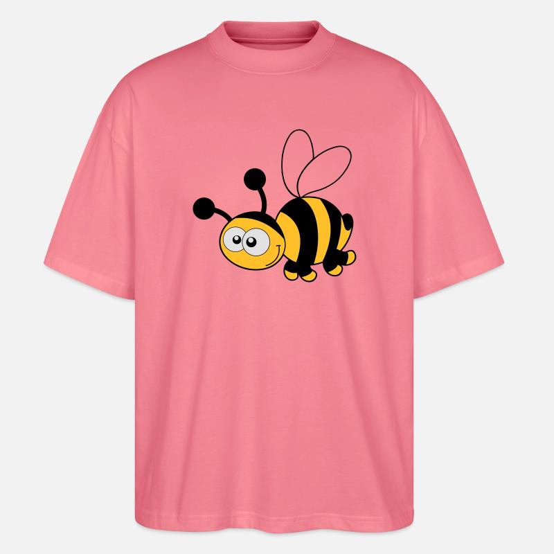Biene - Bienchen - Sumis - Stanley/Stella Oversized Unisex Bio T-Shirt Blaster 2.0 - Pink 