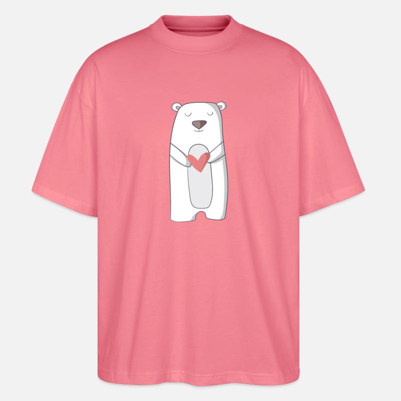 Eisbär - Stanley/Stella Oversized Unisex Bio T-Shirt Blaster 2.0 - Pink 
