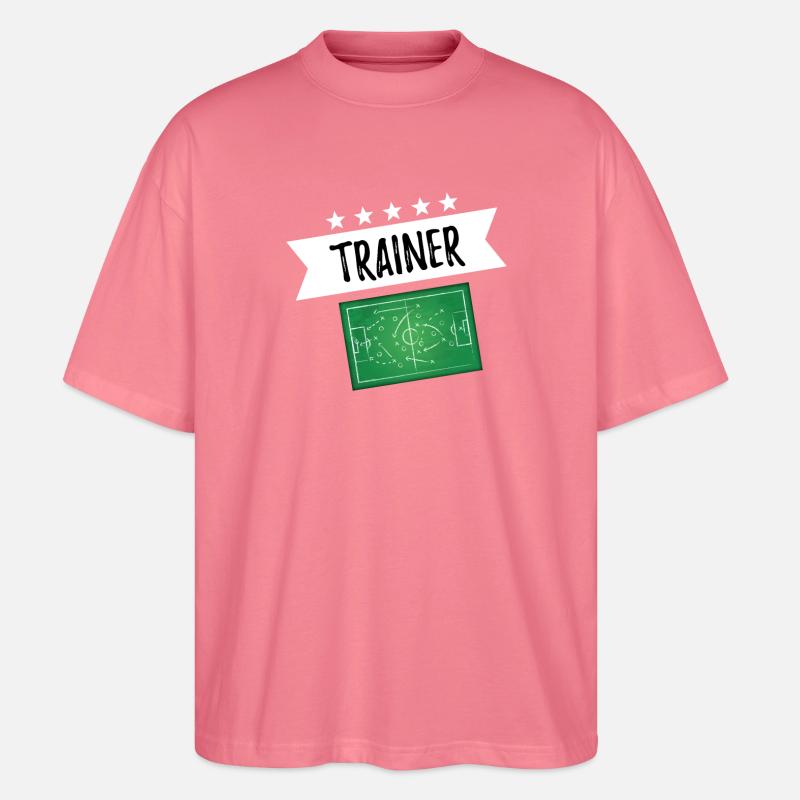 Trainer Taktiktafel - Stanley/Stella Oversized Unisex Bio T-Shirt Blaster 2.0 - Pink 