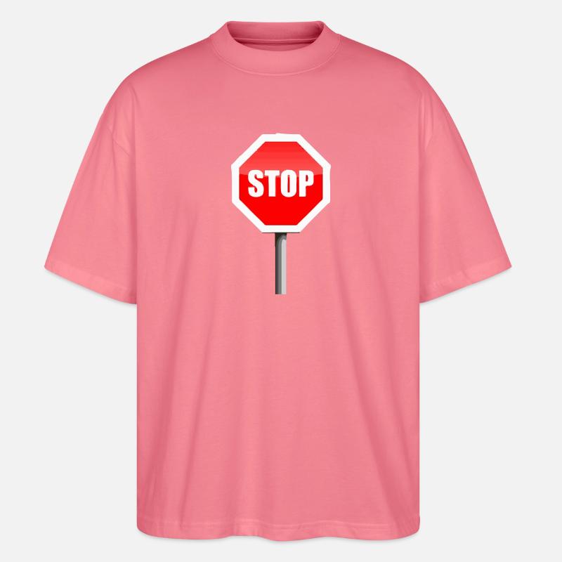 STOP - Stanley/Stella Oversized Unisex Bio T-Shirt Blaster 2.0 - Pink 