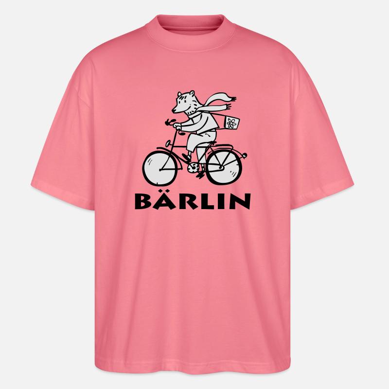 Berliner Bär / Bärliner Bär - Stanley/Stella Oversized Unisex Bio T-Shirt Blaster 2.0 - Pink 