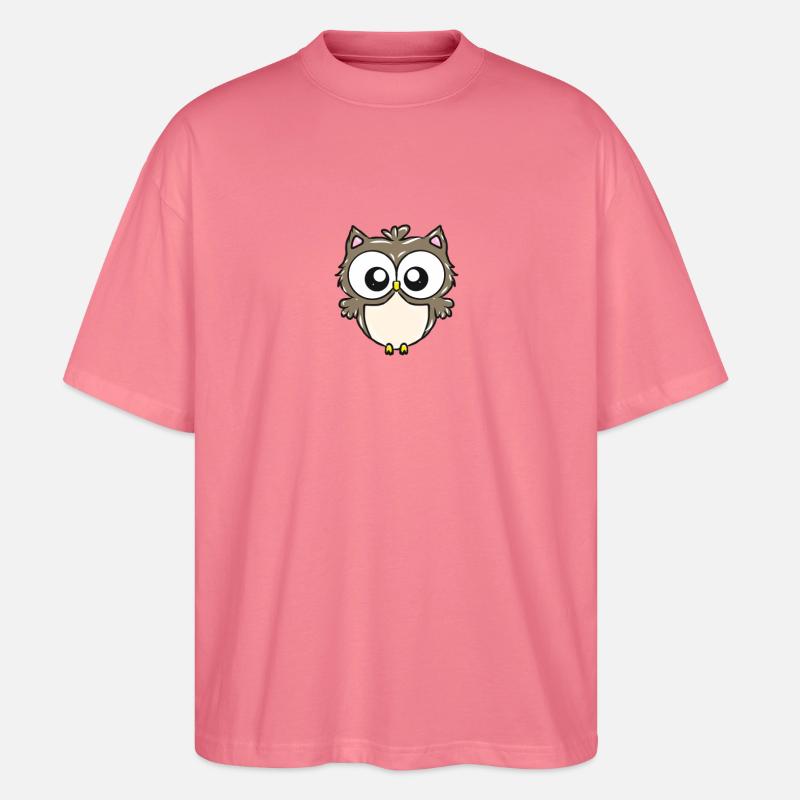 Kulleraugen Eulenheld - Stanley/Stella Oversized Unisex Bio T-Shirt Blaster 2.0 - Pink 