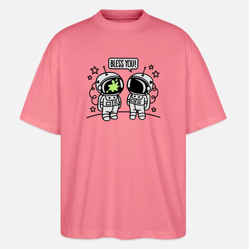 Bless you! - Stanley/Stella Oversized Unisex Bio T-Shirt Blaster 2.0 - Pink 