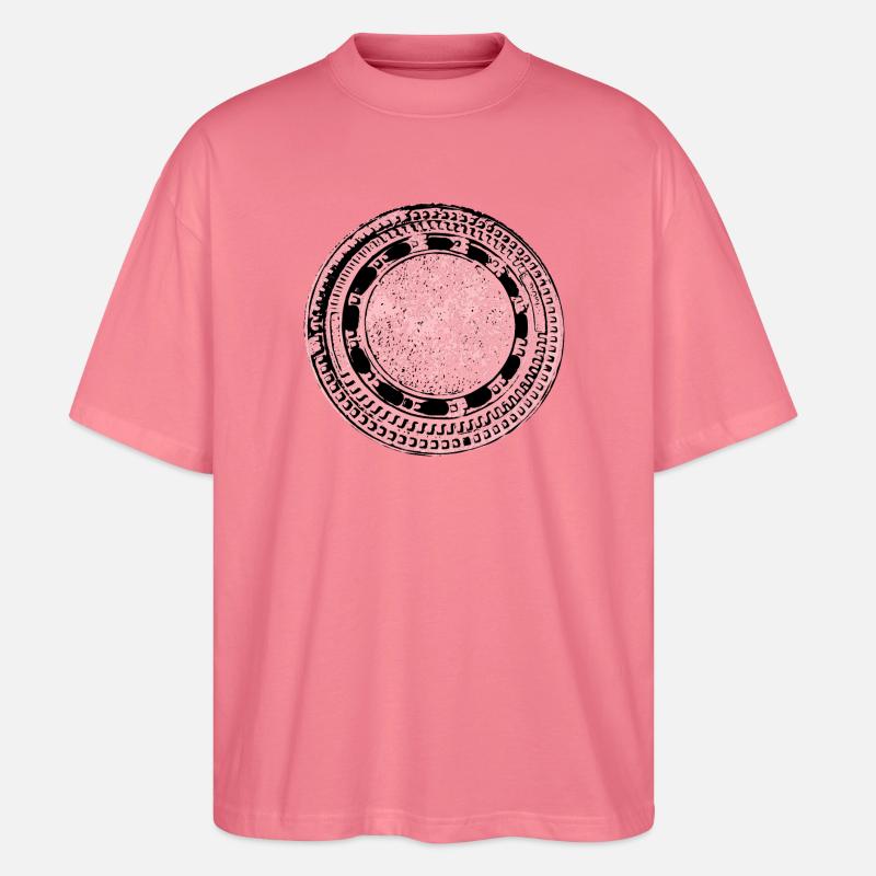 Dekor Gully Deckel - Stanley/Stella Oversized Unisex Bio T-Shirt Blaster 2.0 - Pink 