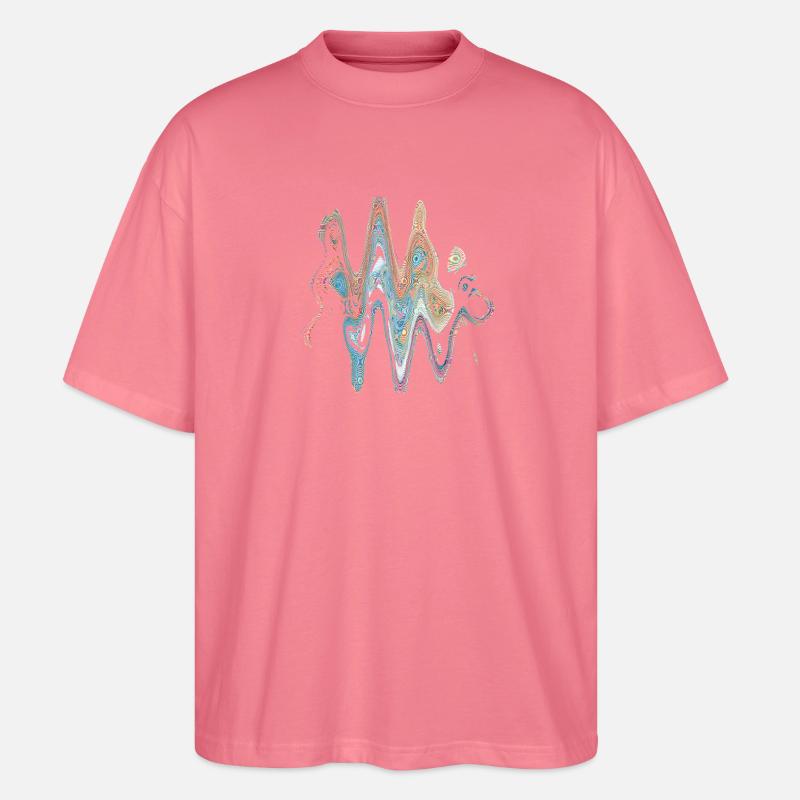 Design retro 20 - Stanley/Stella Oversized Unisex Bio T-Shirt Blaster 2.0 - Pink 