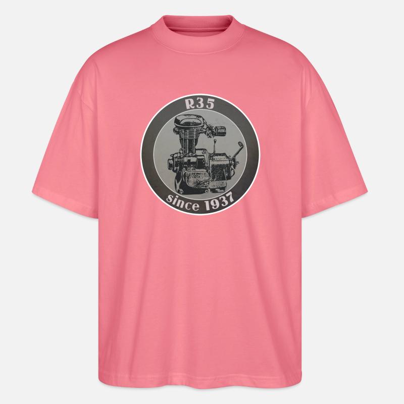 R35 since 1937 - Stanley/Stella Oversized Unisex Bio T-Shirt Blaster 2.0 - Pink