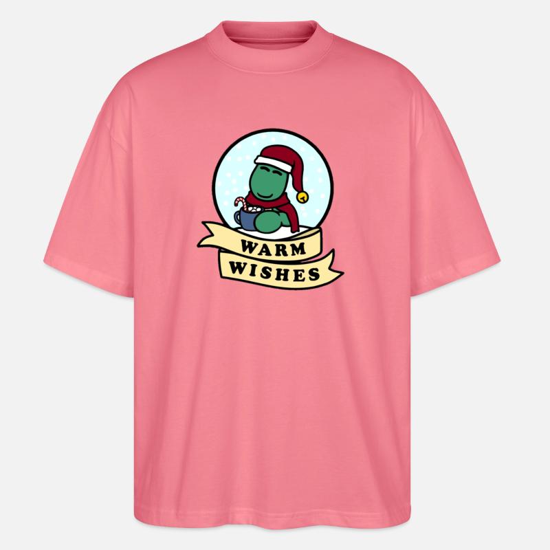 Dolly Herzliche Wünsche - Stanley/Stella Oversized Unisex Bio T-Shirt Blaster 2.0 - Pink