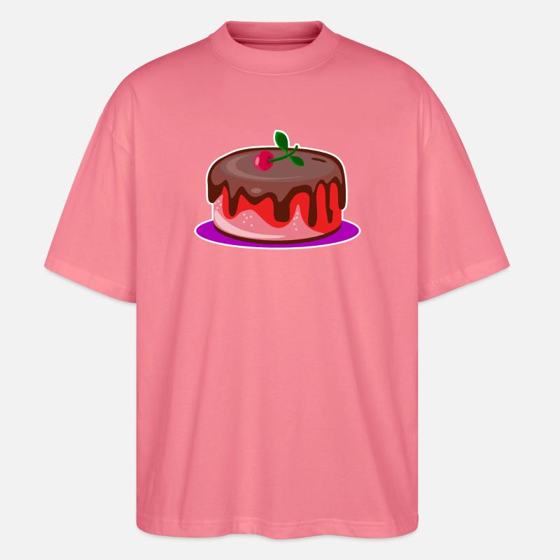 Torte Kuchen - Stanley/Stella Oversized Unisex Bio T-Shirt Blaster 2.0 - Pink 