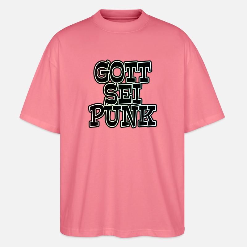 GOT SEI PUNK! - Stanley/Stella Oversized Unisex Bio T-Shirt Blaster 2.0 - Pink 