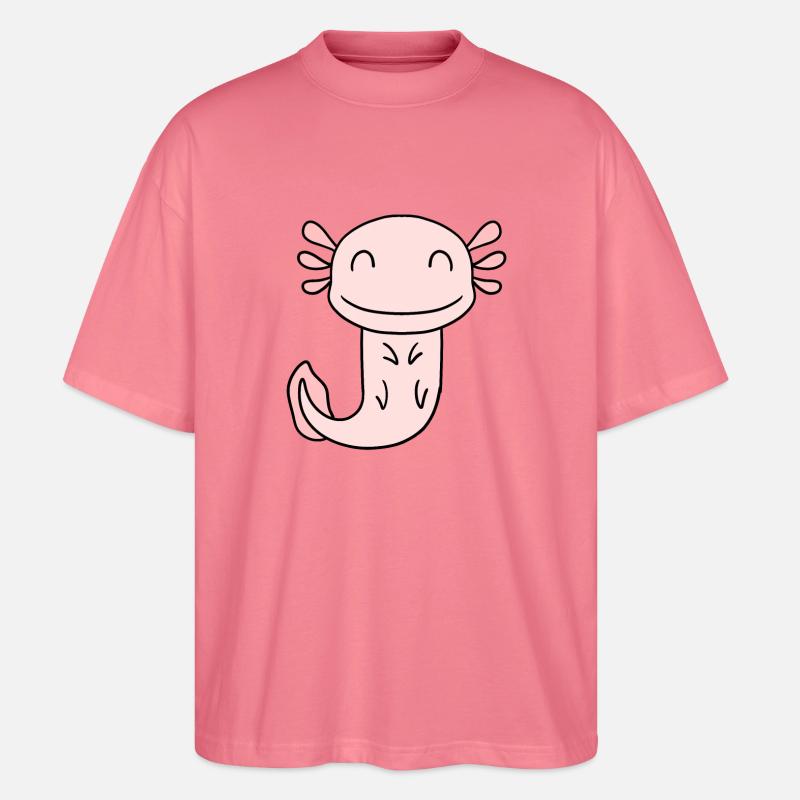 Axolotl - Stanley/Stella Oversized Unisex Bio T-Shirt Blaster 2.0 - Pink 