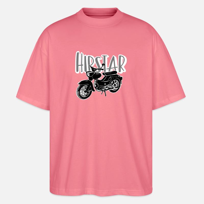 Hipstar Moped - Stanley/Stella Oversized Unisex Bio T-Shirt Blaster 2.0 - Pink 