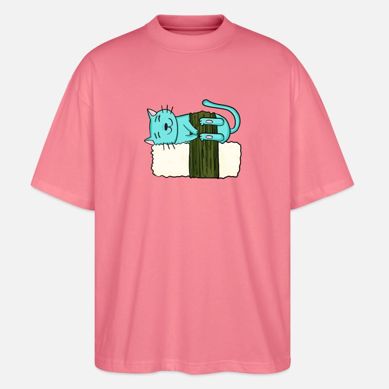 Sushi Chat - T-shirt bio Blaster 2.0 coupe oversize Stanley/Stella Unisexe - rose