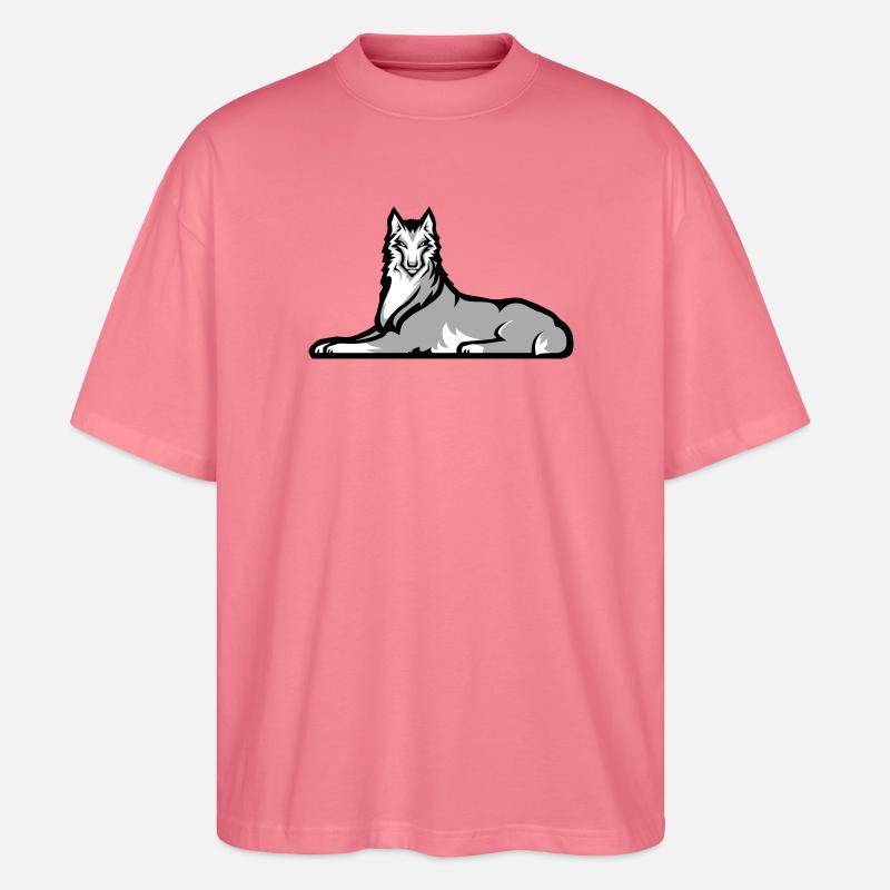 Tschetschenischer Einzelkämpfer - Stanley/Stella Oversized Unisex Bio T-Shirt Blaster 2.0 - Pink 