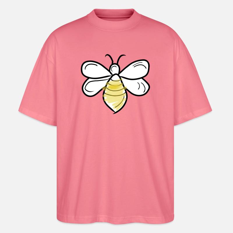 Biene Vecter - Stanley/Stella Oversized Unisex Bio T-Shirt Blaster 2.0 - Pink