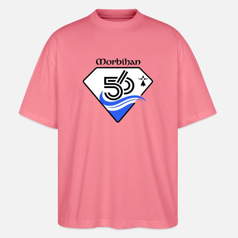 Morbihan - Stanley/Stella Oversized Unisex Bio T-Shirt Blaster 2.0 - Pink 