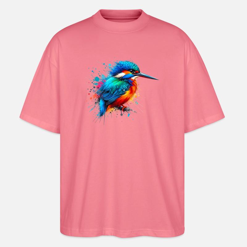 Eisvogel - Stanley/Stella Oversized Unisex Bio T-Shirt Blaster 2.0 - Pink 