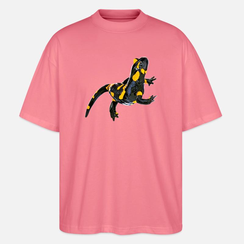 Feuersalamander - Stanley/Stella Oversized Unisex Bio T-Shirt Blaster 2.0 - Pink 