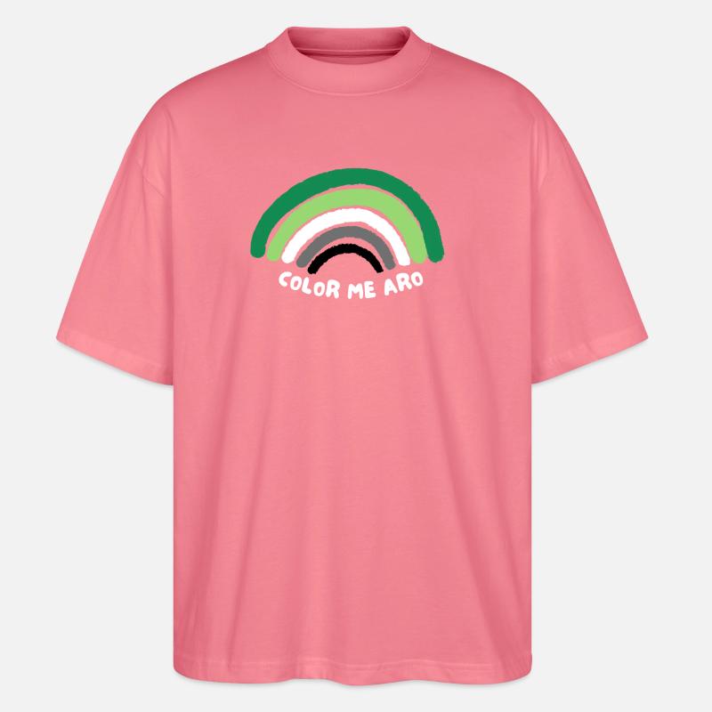 Aromatisch. Farbe me aro - Stanley/Stella Oversized Unisex Bio T-Shirt Blaster 2.0 - Pink