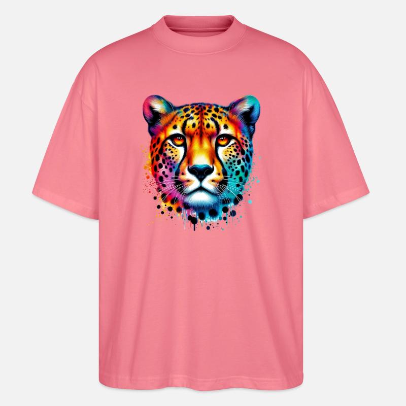 Gepard - Stanley/Stella Oversized Unisex Bio T-Shirt Blaster 2.0 - Pink 
