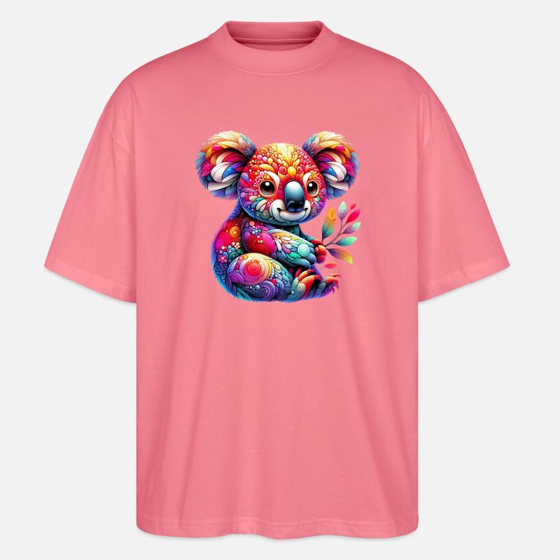 Koala - T-shirt bio Blaster 2.0 coupe oversize Stanley/Stella Unisexe - rose 