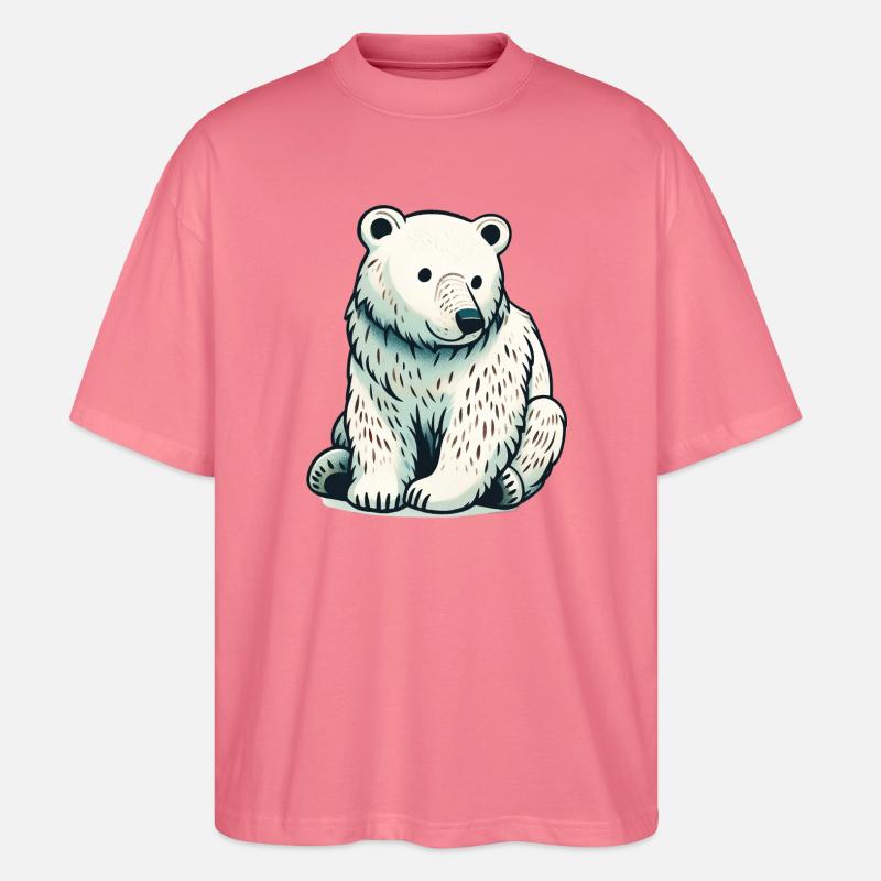 Eisbär - Stanley/Stella Oversized Unisex Bio T-Shirt Blaster 2.0 - Pink 