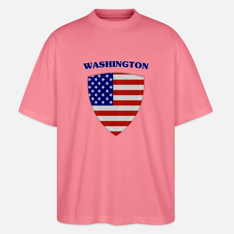 Washington - T-shirt bio Blaster 2.0 coupe oversize Stanley/Stella Unisexe - rose 