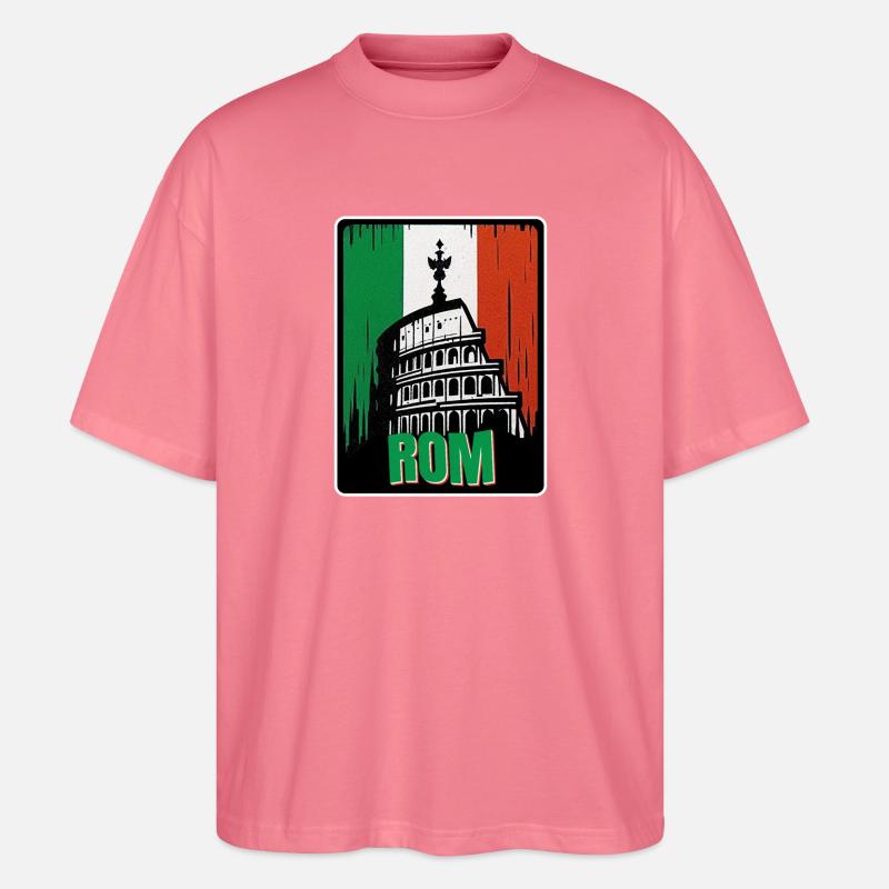 Ewiges Rom - Stanley/Stella Oversized Unisex Bio T-Shirt Blaster 2.0 - Pink