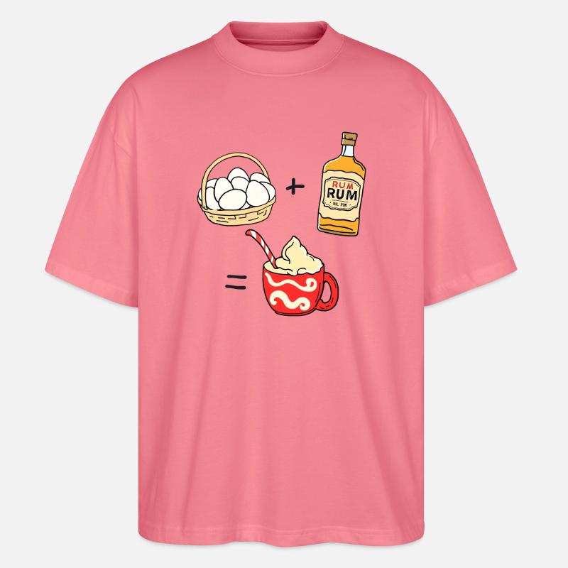 Eierpunsch - Stanley/Stella Oversized Unisex Bio T-Shirt Blaster 2.0 - Pink