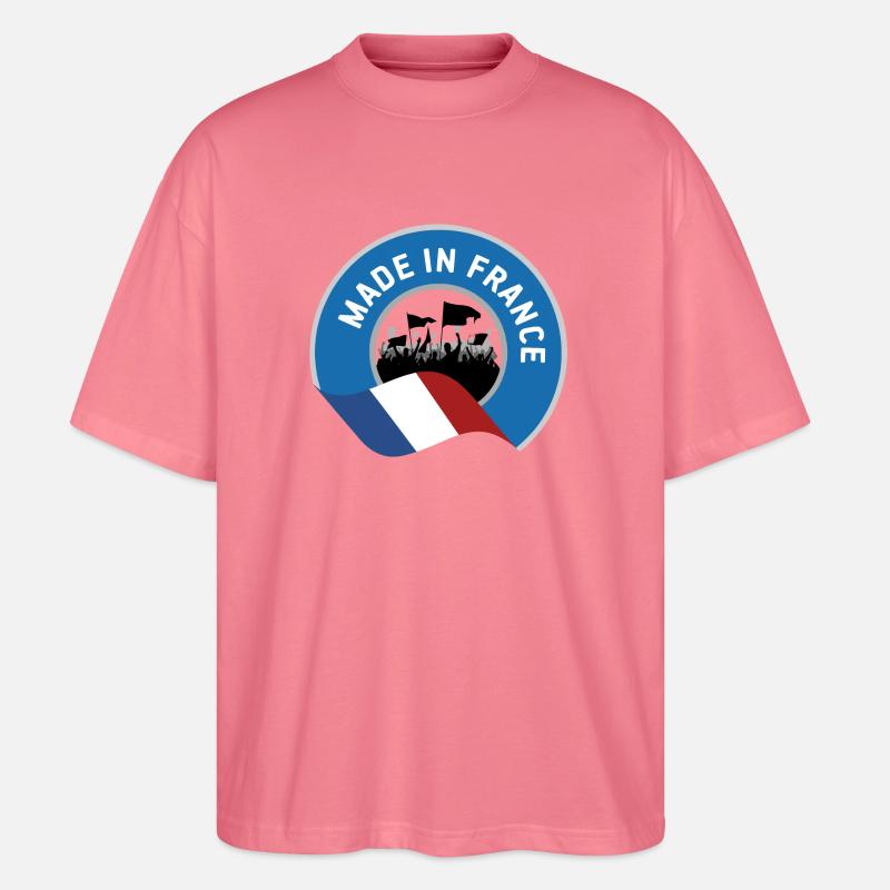 Hergestellt in Frankreich - Stanley/Stella Oversized Unisex Bio T-Shirt Blaster 2.0 - Pink 