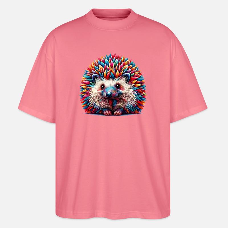 Igel - Stanley/Stella Oversized Unisex Bio T-Shirt Blaster 2.0 - Pink 