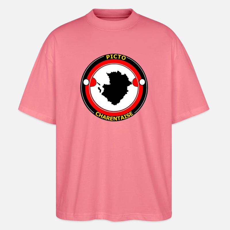 Piktogramm Charentaise - Stanley/Stella Oversized Unisex Bio T-Shirt Blaster 2.0 - Pink 