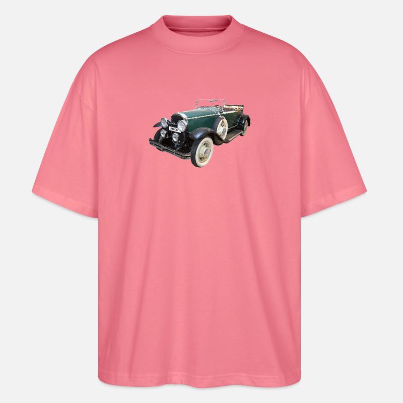 Historisches Auto - Stanley/Stella Oversized Unisex Bio T-Shirt Blaster 2.0 - Pink 