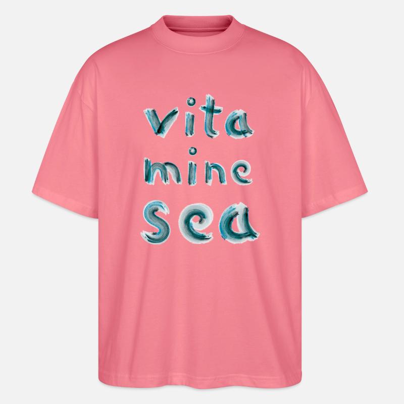 Vitamine Sea - Stanley/Stella Oversized Unisex Bio T-Shirt Blaster 2.0 - Pink