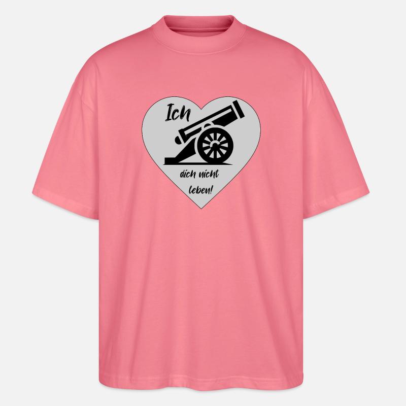 Ich Kanone dich nicht leben - Stanley/Stella Oversized Unisex Bio T-Shirt Blaster 2.0 - Pink 