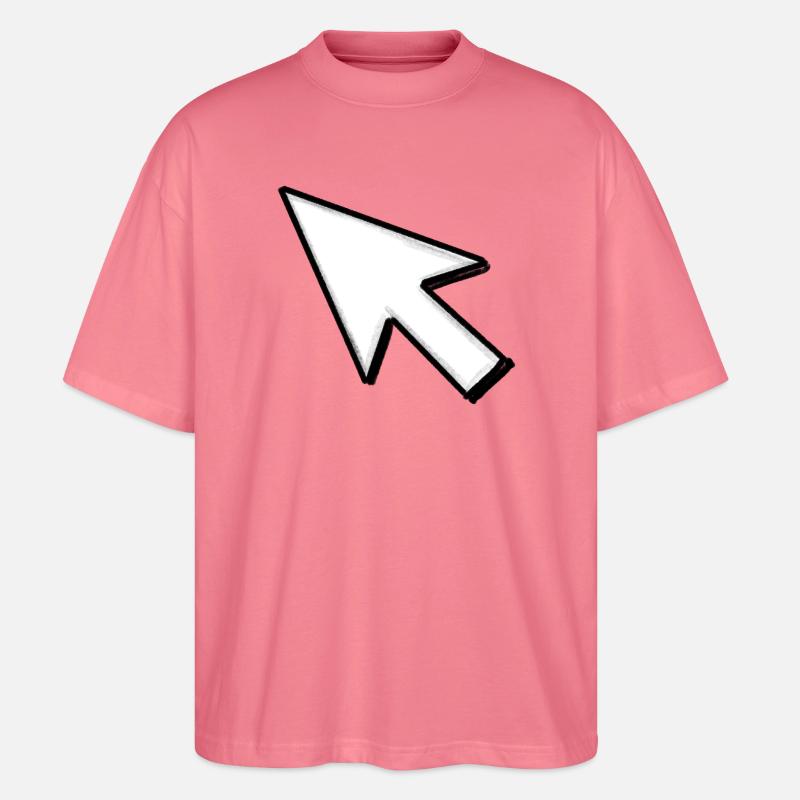 Cursor: Click mich! - Stanley/Stella Oversized Unisex Bio T-Shirt Blaster 2.0 - Pink