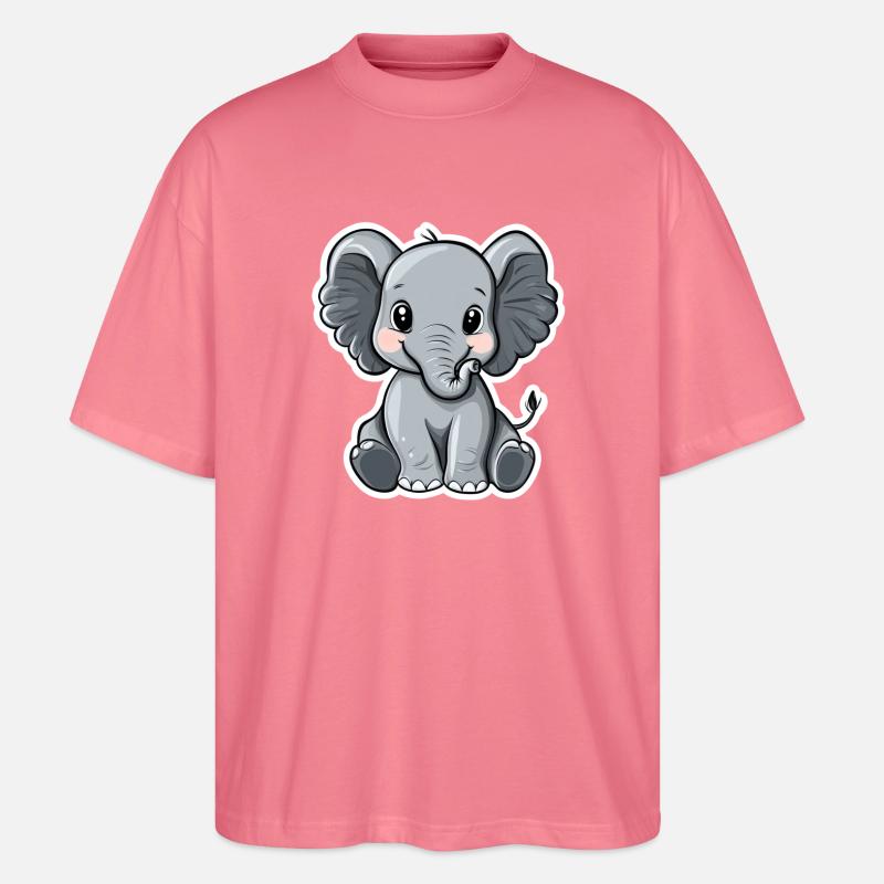 Elefant - Stanley/Stella Oversized Unisex Bio T-Shirt Blaster 2.0 - Pink 