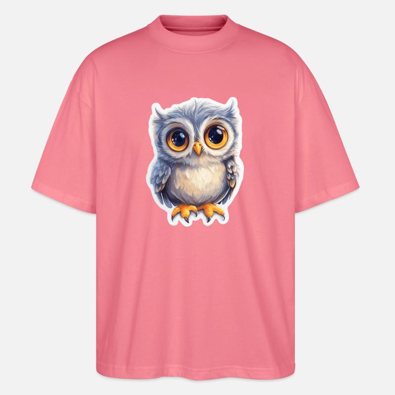Eule - Stanley/Stella Oversized Unisex Bio T-Shirt Blaster 2.0 - Pink 