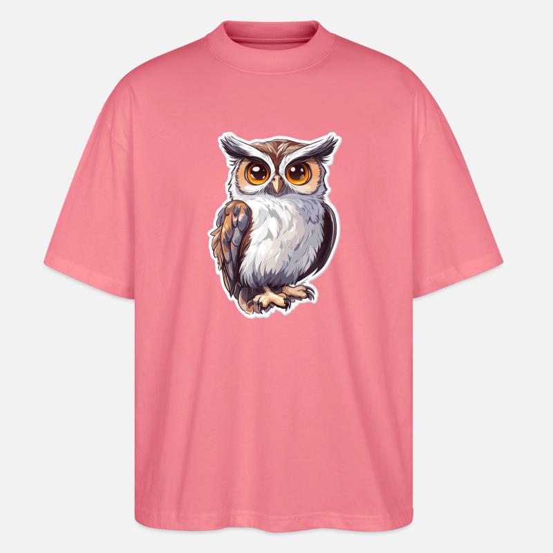 Eule - Stanley/Stella Oversized Unisex Bio T-Shirt Blaster 2.0 - Pink 