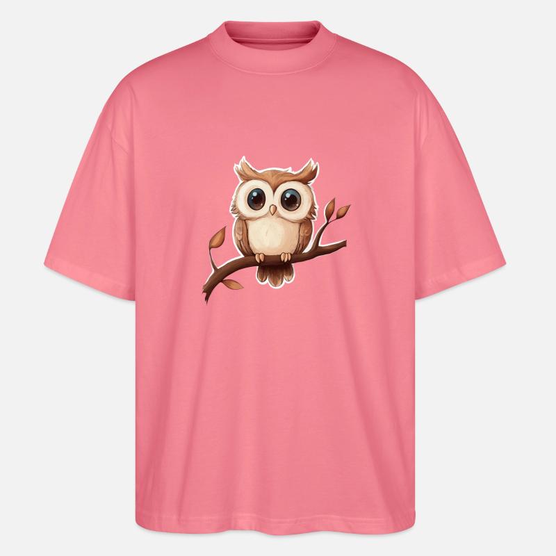 Eule - Stanley/Stella Oversized Unisex Bio T-Shirt Blaster 2.0 - Pink 
