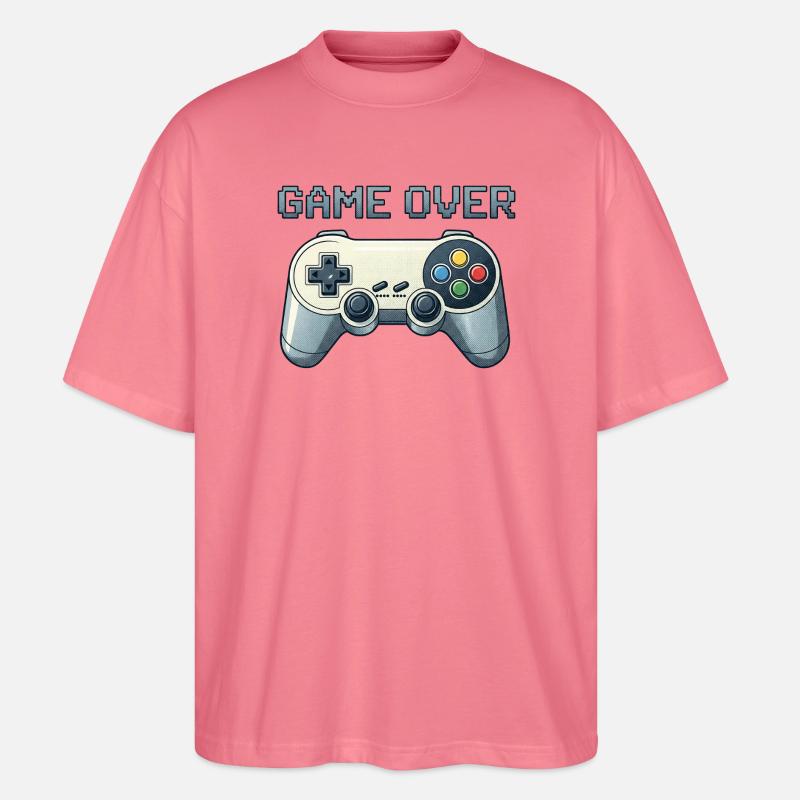 Game over - Stanley/Stella Oversized Unisex Bio T-Shirt Blaster 2.0 - Pink 