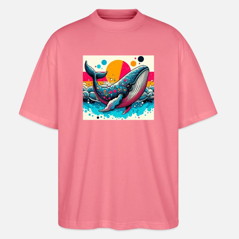Wal - Stanley/Stella Oversized Unisex Bio T-Shirt Blaster 2.0 - Pink 