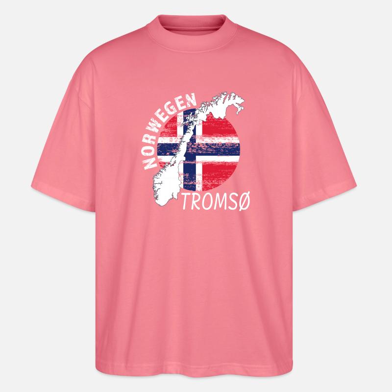 TROMSØ - Stanley/Stella Oversized Unisex Bio T-Shirt Blaster 2.0 - Pink 