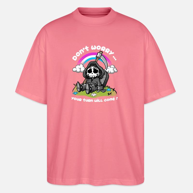 Don't worry - Stanley/Stella Oversized Unisex Bio T-Shirt Blaster 2.0 - Pink 