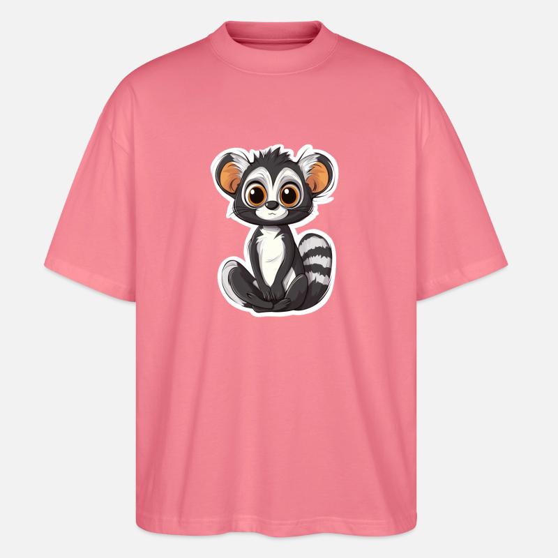 Lemur - Stanley/Stella Oversized Unisex Bio T-Shirt Blaster 2.0 - Pink