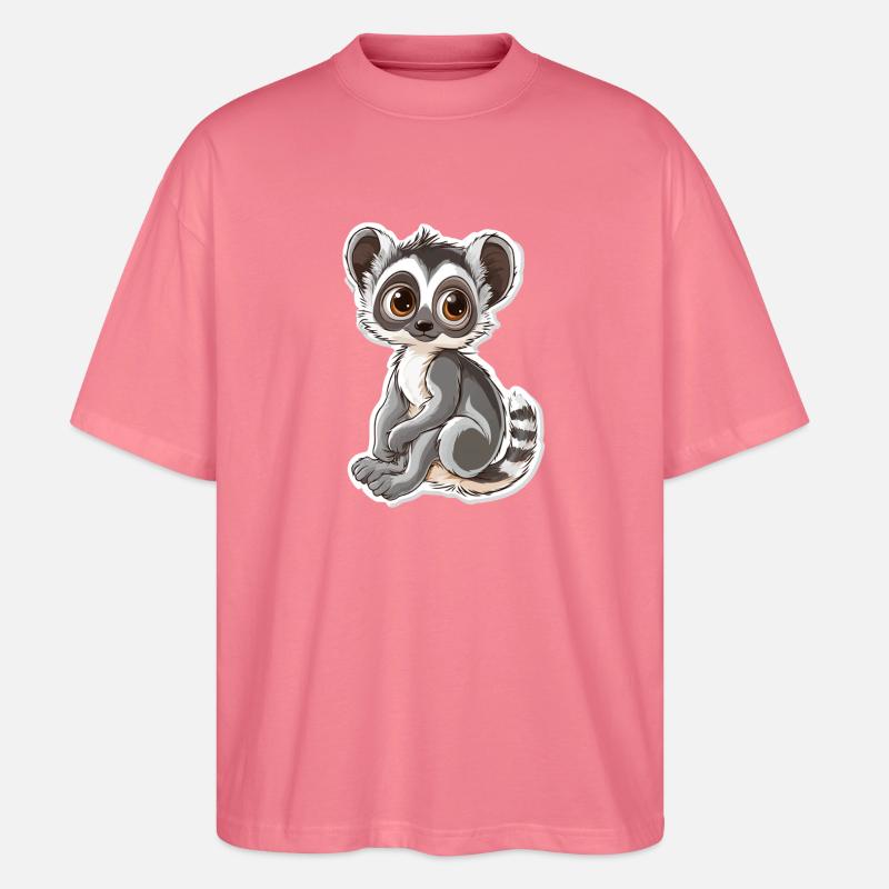 Lemur - Stanley/Stella Oversized Unisex Bio T-Shirt Blaster 2.0 - Pink 